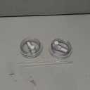 2 Pack Stanley Lid Replacement 40 oz, with Leak Proof and Flip Straw Lid, Stanley Cup Accessories, for Stanley Quencher H2.0 40 oz Tumbler (Only), BPA Free (Milk White