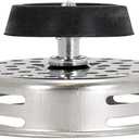3 x EZ-FLO Rubber Flat Bottom Replacement Basket, 3-1/2 Inch Diameter, Stainless Steel, 30058