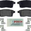 BOSCH BE1259H Blue Ceramic Disc Brake Pad Set With Hardware - Compatible With Select Ford Edge; Lincoln MKX; Mazda CX-7, CX-9; REAR