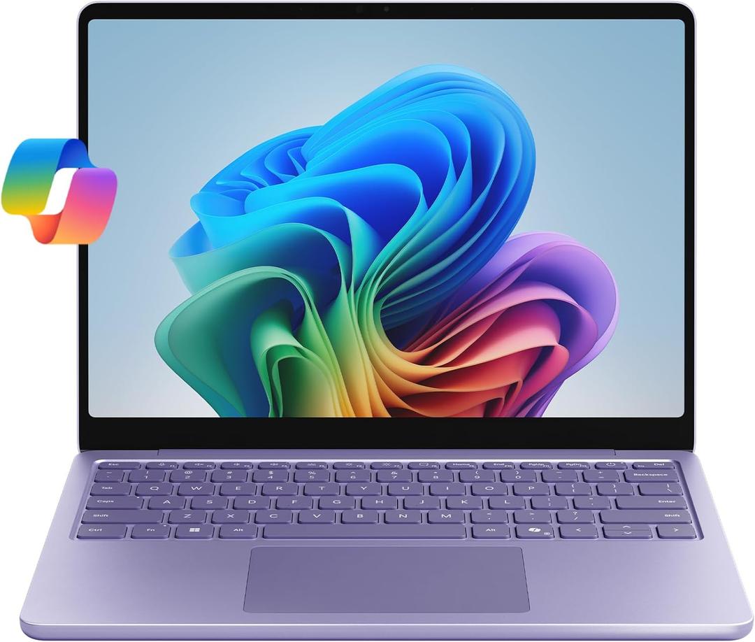 Microsoft Surface Laptop (2025), Windows 11 Copilot+ PC, 13" Touchscreen Display, Snapdragon X Plus (8 core), 16GB RAM, 512GB SSD Storage, Violet