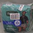 Depend Fresh Protection Adult Diapers, Incontinence Underwear for Men, Disposable, Maximum, Large, Grey, 17 Count