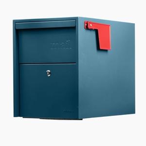 Post Mount Mailbox | Large Size - Anti-Theft Locking Mailbox, 15.5" H x 12" W x 18.5" D, Weatherproof Mailboxes for Outside The House