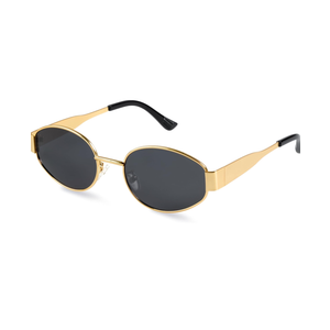 livho 2025 Trendy Oval Sunglasses - Stylish Polarized Shades for Everyday - Retro Metal Frames
