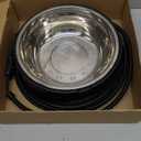 Heated Water Bowl for Dog Cat with Thermostatic Control, 55W 80oz Removable Stainless Steel Heated Dog Pet Bowl with Anti Chew Cord