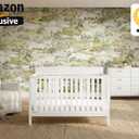 Delta Children Isabelle 6-in-1 Convertible Crib, Converts to Toddler Bed, Daybed, Sofa & Full Bed with/Without Footbaord, Greenguard Gold Certified, Mattress Heights, Bianca White