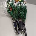 Solar Christmas Tree Garden Stake Lights Waterproof Christmas Decorations Tree Lights Outdoor Xmas Tree Light Christmas dcor Pathway Lights Patio Yard (Color, 2pcs