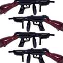 4 Pcs Inflatable Gun Props Costume Accessories Inflatable Machine Gun Cosplay Theme Party Birthday Decoration Balloon