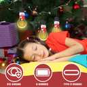 Christmas Decorations LED Bulbs Lights,Snowflake-Shaped LED Bulb,Dimmable Night Light for Kids,Nice for Christmas Gift,Christmas Decor for Hanging