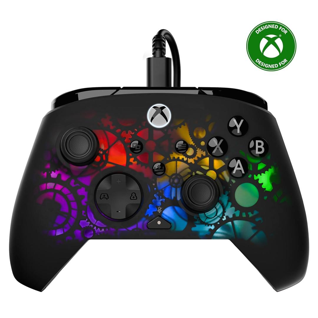 Turtle Beach Afterglow Ignite Wired RGB Gaming Controller for Xbox & PC - Customizable RGB, Remappable Buttons, Hall-Effect Hair Triggers, 10ft Cable, Officially Licensed by Xbox - Time Machine