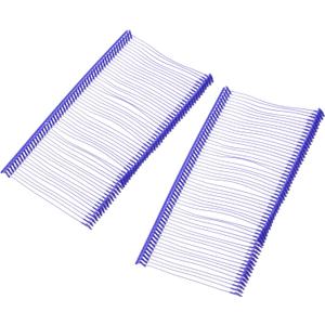 MECCANIXITY 5000Pcs Standard Tagging Gun Fasteners,2 Inch Purple Garment Tags Label Gun Plastic Refills, Fabric Tag Attachments Gun Barbs for Clothing 