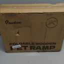 2026 Upgraded Dog Ramp for Couch, Foldable Small Dog Ramp for Sofa, 4 Adjustable Height from 13'' to 21", Portable Stable Pet Step with Non-Slip Pad, Pet Ramps Use for Couch Stairs, White