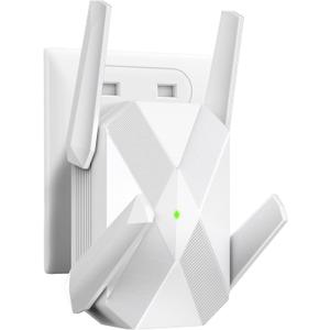 2026 AX3000 WiFi 6 Extender, WiFi Extender Signal Booster for HomeDual Band (2.4G/5.8G), Gigabit Ethernet Port,Up to 12,000 Sq.Ft. & Support 99+ Smart Devices Easy Setup & Faster Speed (White)