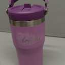 Stanley IceFlow 2.0 Flip Straw Tumbler with Handle 30 oz | Twist On Lid and Flip Up Straw | Leak Resistant Water Bottle | Insulated Stainless Steel | BPA-Free | Lilac