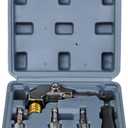 4Pcs Right Angle Drill Adapter Set-Upgraded 105° Angle Attachment with Rotatable 1/4",3/8",1/2" Socket Adapters&Extension for Tight Spaces,Cordless Drills,Impact Drivers&DIY Projects