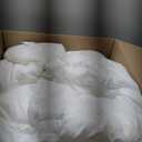 Bedsure Super King Size Comforter Set, White Soft Prewashed Bedding for All Seasons, 3 Pieces GentleSoft Bed Set, 1 Lightweight Comforter (120"x120") and 2 Pillowcases (20"x36")