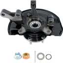 Front Right Wheel Hub Bearing Steering Knuckle Assembly 3870A008 Replacement for Mitsubishi Outlander 2007-2018 4605A010 3880A018