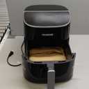 Nuwave Brio Plus Air Fryer 8 Qt, New & Improved, PFAS-FREE, 7 Digital One-Touch Cook Functions that AIR FRY, BAKE, ROAST, DEHYDRATE, TOAST, REHEAT, PREHEAT, 150 Presets, 50F~400F, 700/1500/1800W (Black)