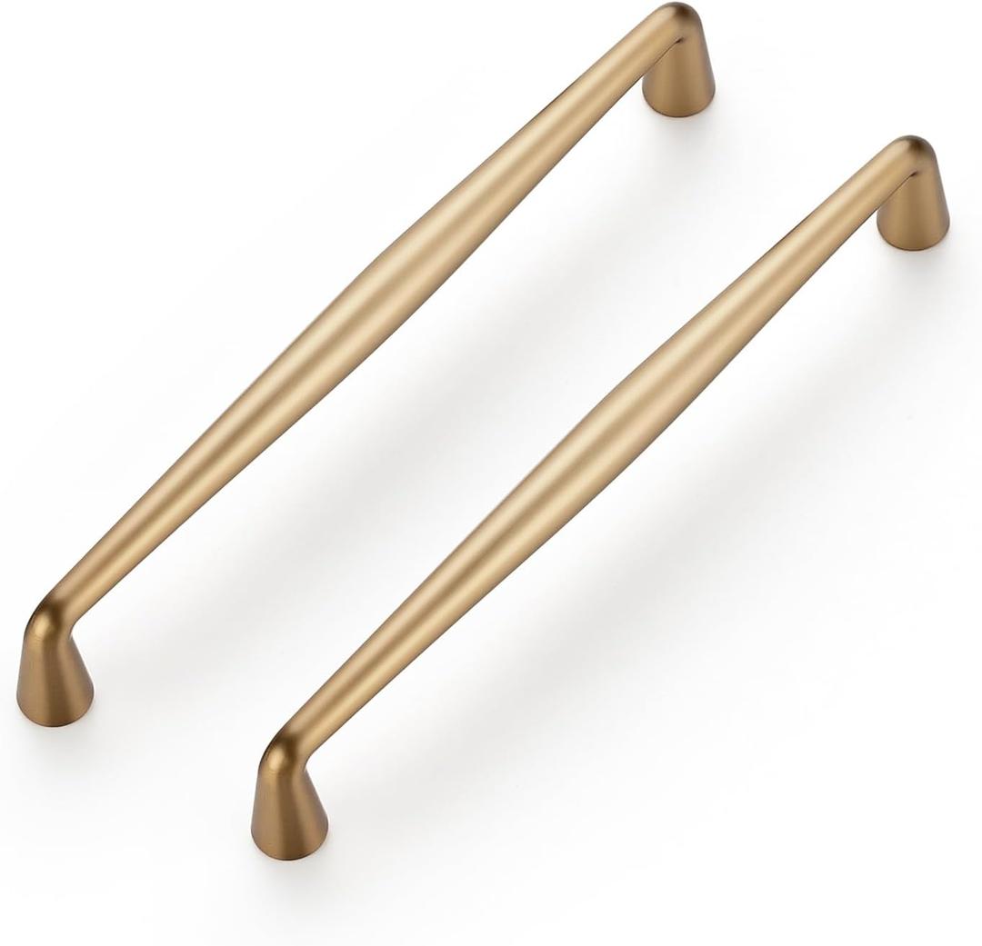 Ravinte 20 Pack 6-1/4 Inch Champagne Bronze Kitchen Cabinet Handles Solid Zinc Alloy Cabinet Pulls Cupboard Hardware Drawer Handles