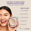 Shark FacialPro Glow at-Home Hydro-Powered Facial System with DePuffi Hot & Cold Therapy Professional Spa Skincare Device for Pore Cleansing, Hydration, & Radiant Glow, Lilac, FH320PL