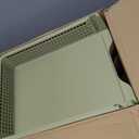 Weysat 12 Pcs Turn in Trays, Classroom Paper Tray, Morandi Tones, Narrow