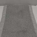 YDKGL Kitchen Mats for Floor, Rubber Backing Kitchen Rugs Non Slip Washable, Super Absorbent Jute-Like Braid Kitchen Runner Rug Sink Mat Standing Mat, Easy to Clean, Gray 17"x30"
