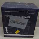 Hot & Iced Coffee Maker with Bold Setting, Single Serve Coffee Maker for K Cup and Grounds, 6-14 Oz Brew Sizes, 50 Oz Removable Water Tank, One Cup Coffee Machine with Reusable Filter, Black