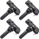 TPMS Sensor, 433Mhz Tire Pressure Monitoring Sensor Fit for Chrysler Jeep Dodge Ram Replace# 56029398AB (4-Pack) (four pieces sensors)