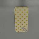 Skyseaco Compatible with iPhone 14 Case Cute Polka Dot Phone Case Soft Slim TPU Shockproof Phone Cover Full Camera Protection for Women Girls - Yellow