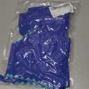 Funnycokid Teen Girls Swimsuit Padded Bathing Suit 2 Piece Tankini Contrast Trim Ruched Design Swimwear (11-12 Years, Blue)