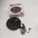 GPX PC332B Portable CD Player with Anti-Skip Protection, FM Radio and Stereo Earbuds - Black