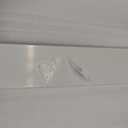 COUKIU Bathroom Vanity Sink Backsplash/Sidesplash (White Engineered Marble, 4" x 24")