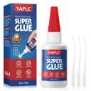 YAFLC Super Glue for Ceramic Repair, 30 g Ceramic Glue for Pottery, Super Glue for Plastic, Metal, Wood, Shoe, Rhinestone, Glass, Crafts DIY