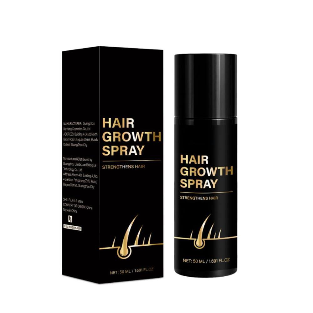 Hair Growth Spray for Men and Women, Hair Growth Serum With Natural Ingredients Ginger, Castor Oil Promotes Thicker Fuller Hair All Hair Types