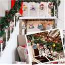 Syhood 36 Pcs Volleyball Christmas Ornaments Wooden Hanging Sports Ornaments Funny Tree Decorations Xmas Holiday Volleyball Gifts for Women Men Coaches Teammates Ball Lovers, 12 Styles