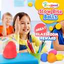 Squishy Stress Balls for Kids - 24 Pack Dough Squishy Fidget Toys for Anxiety Relief, Classroom Prize Party Favors Bulk Toys, Goodie Bags Stuffer for Kids, Easter Basket Stuffers for Boys Girls