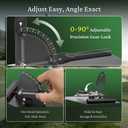 KELOB Golf Alignment Sticks Holder with Angle Adjustment, Detachable Rods with Metal Joints, Golf Swing Training Aid for Putting, Full Swing, Posture Correction, Portable Golf Trainer