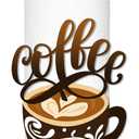 Coffee Paper Towel Holder, Coffee Decor for Countertop Cute Vintage Home Table, Housewarming Birthday Gifts for Cafe Lovers