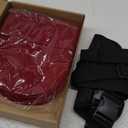 2 Sets Halloween Life Aquatic Cosplay Costume Red Long Knitted Beanie and Tactical Right Handed Leg Holsters Movie Themed Role Play Outfit for Halloween Party