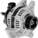 SCITOO Alternator Fits for Cadillac DTS V8 4.6L 06-10, for Buick Lucerne V8 4.6L 06-10 - 12V 150Amp High-output CW 6-Groove Pulley, Replace OE 11178 20843302 25755840 104210-4370 104210-5990