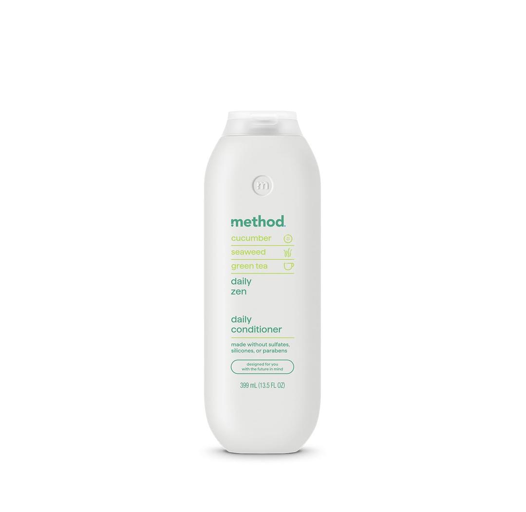 Method Daily Zen Conditioner - Nourishes & Hydrates, Safe for Color-Treated Hair - Sulfate free, Paraben free & Silicone Free - 13.5 oz
