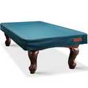 K-Musculo Pool Table Cover, Heavy Duty Leatherette Billiard Table Cover, Waterproof and Tearproof, Feet Fitted, 7-92" L 52" W 8" H, Emerald Green