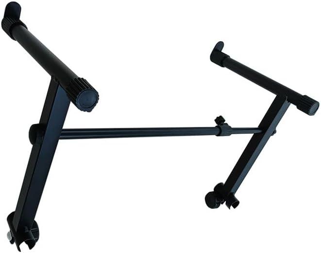 2 Tier Keyboard stand extension Electric Digital Piano Stand keyboard stand tier Adjustable piano stand Metal Black