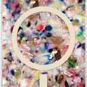 Flaunt Official Square Protective Case - Compatible with iPhone 16 Pro - Compatible with MagSafe & Wireless Charging - Drop-Tested & Shockproof - (Rainbow Confetti Tortoise Shell)