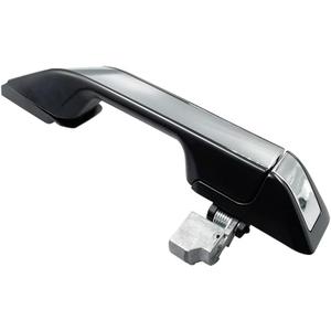 Front Right Passenger Side Exterior Door Handle Chrome with Black Painted Compatible with Honda Odyssey 2011-2017