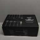 Home Hero 54-Piece Stainless Steel Kitchen Utensils Set - Heat-Resistant Nonstick Silicone & Stainless Steel Cooking Utensils - Complete Tools With Slotted Spoon & Pasta Spoon - Pack Of 54, Silver