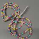 Aolcev USB C Cable for iPhone Charging Cord 2 in 1 Multi Cute Beaded USB to USB C Fast Charger Cord 6.6FT MFi Certified Type C Charging Cable for iPhone 17 16 15 14 Pro Max Galaxy S25 iPad Colored