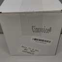 24 Pcs Acrylic Icicle Christmas Tree Ornaments 5 Inches Clear Icicles with Fake Snow Hanging Winter Fairy Decorations for Christmas Tree Decorations Xmas Outside Yard Porch Home Decor