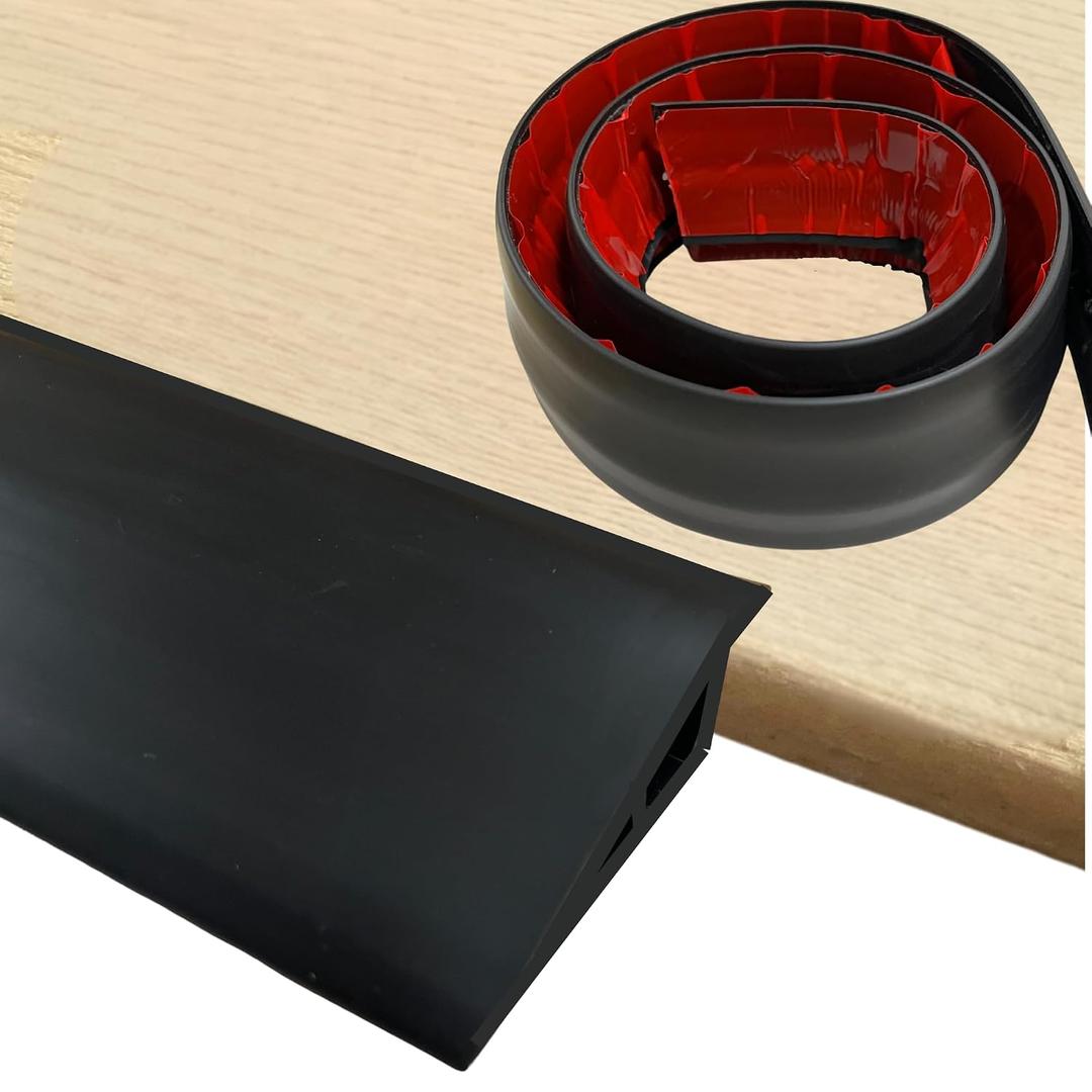 Floor Transition Strip Self Adhesive, BEIEBIJOB Premium 1/2" to 3/5" Door Threshold Strips for Carpet to Tile, Peel and Stick Carpet Edge Trim for Threshold Height Less Than 5mm, 3.3FT