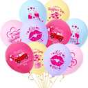 2 x 30pcs 12Inch Valentine's Day Latex Balloons, Valentine's Day Wedding Engagement Party Supplies