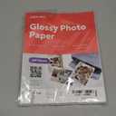 Glossy Photo Paper For Printer 8.5 x 11" - (100 Sheets) - Works with Inkjet Printer, Easy to Use, Premium Picture Paper